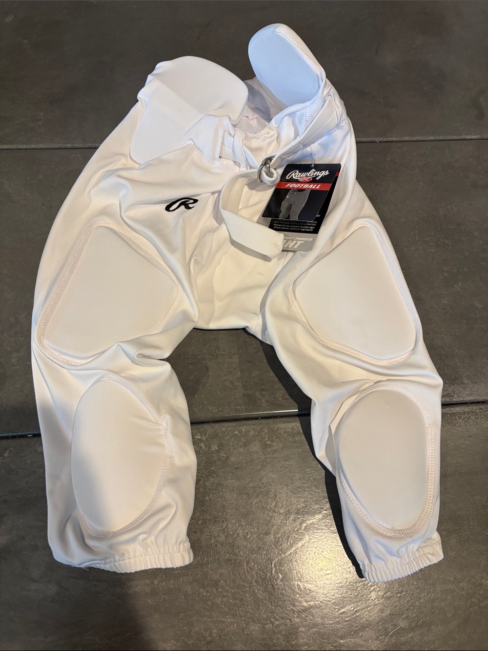 Rawlings White Padded Football Girdle Pants